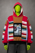 Taylor Swift Eras Tour Patchwork Hoodie – 2000s Streetwear | Retro Y2K | Unisex