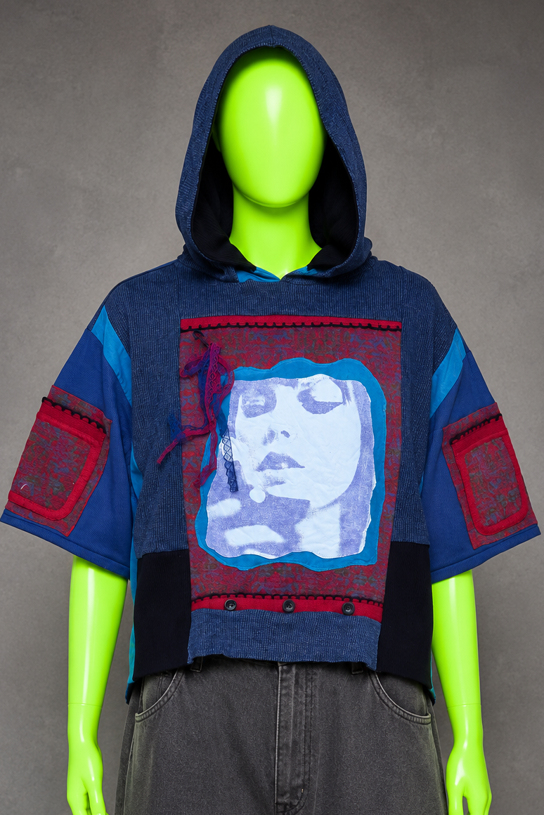 Taylor Swift Reworked Patchwork Hoodie – Grunge Aesthetic |  Unisex Streetwear