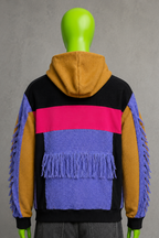Taylor Swift Bohemian Hoodie – Upcycled Streetwear | Fringe | Festival Fit