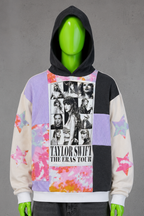 Taylor Swift Reworked Patchwork Hoodie – 2000s Streetwear | Indie Style | 1of1