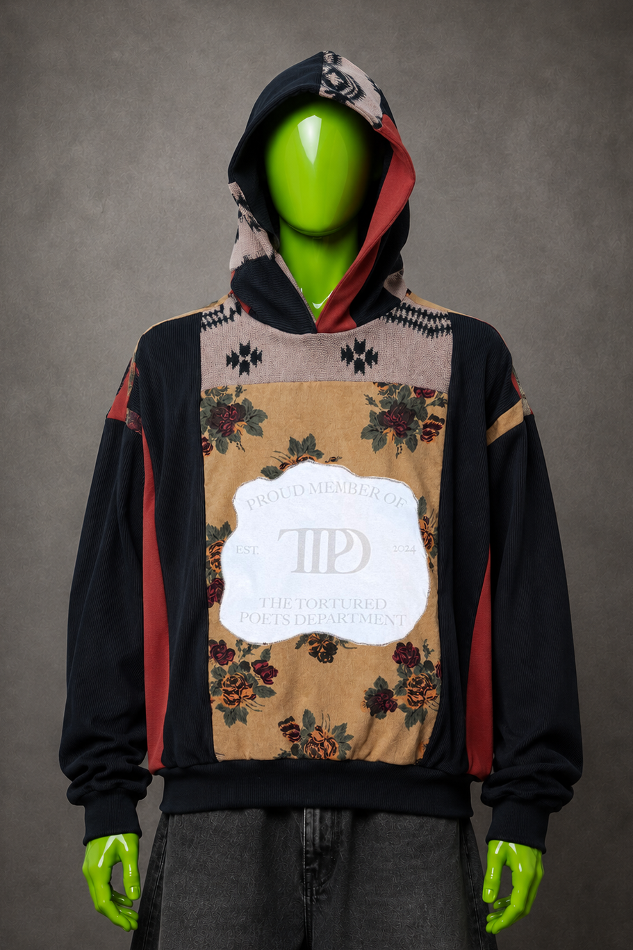 Taylor Swift Reworked Hoodie – Boho Streetwear | Funky | One of One