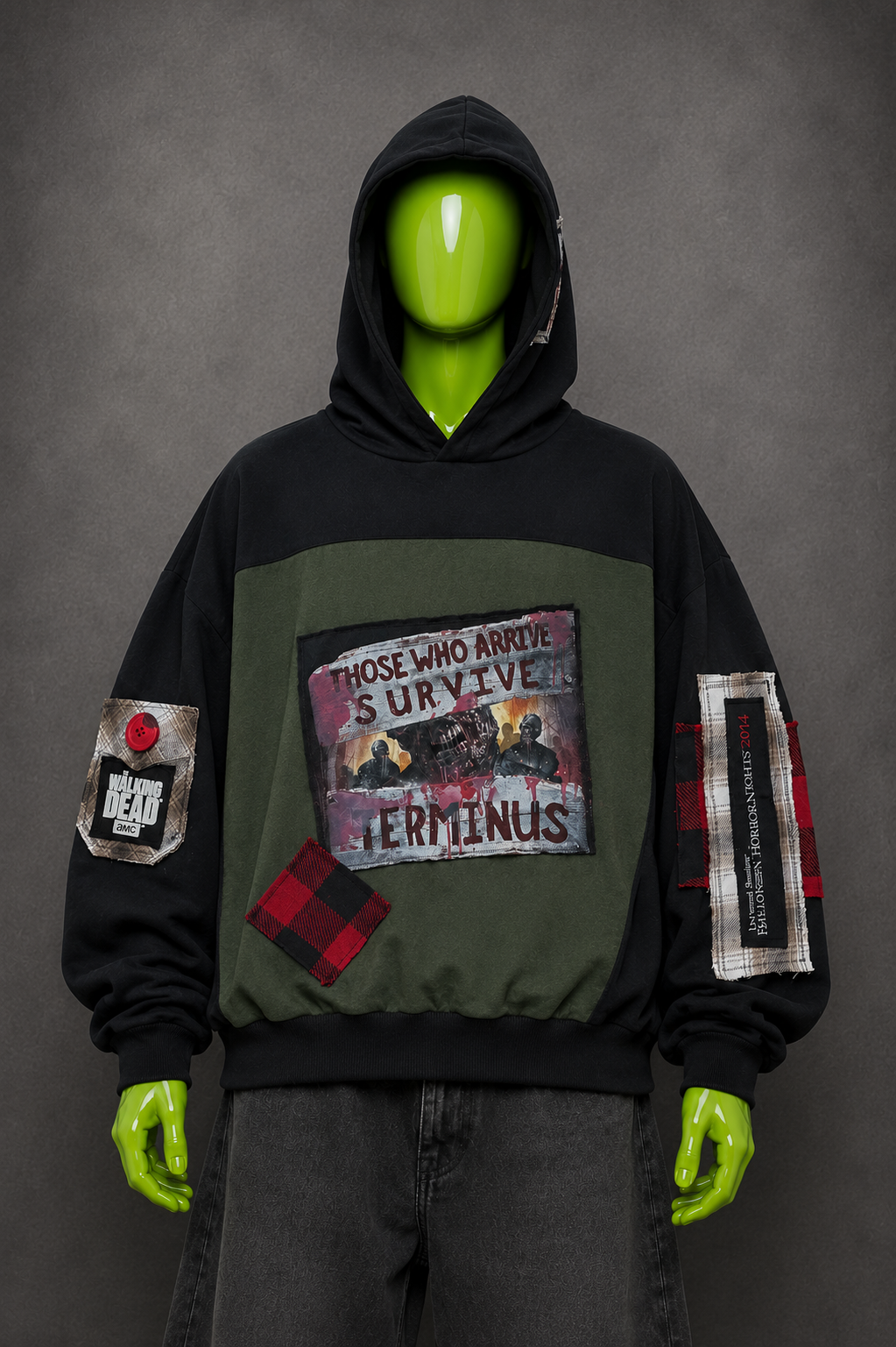 Terminus TWD Reworked Hoodie – Y2K Horrorcore Streetwear | Vintage Fit | Unisex
