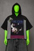 The Cure Gothic Music Handmade Custom Reworked Hoodie | XL | 1 of 1 Streetwear | Cut & Sew