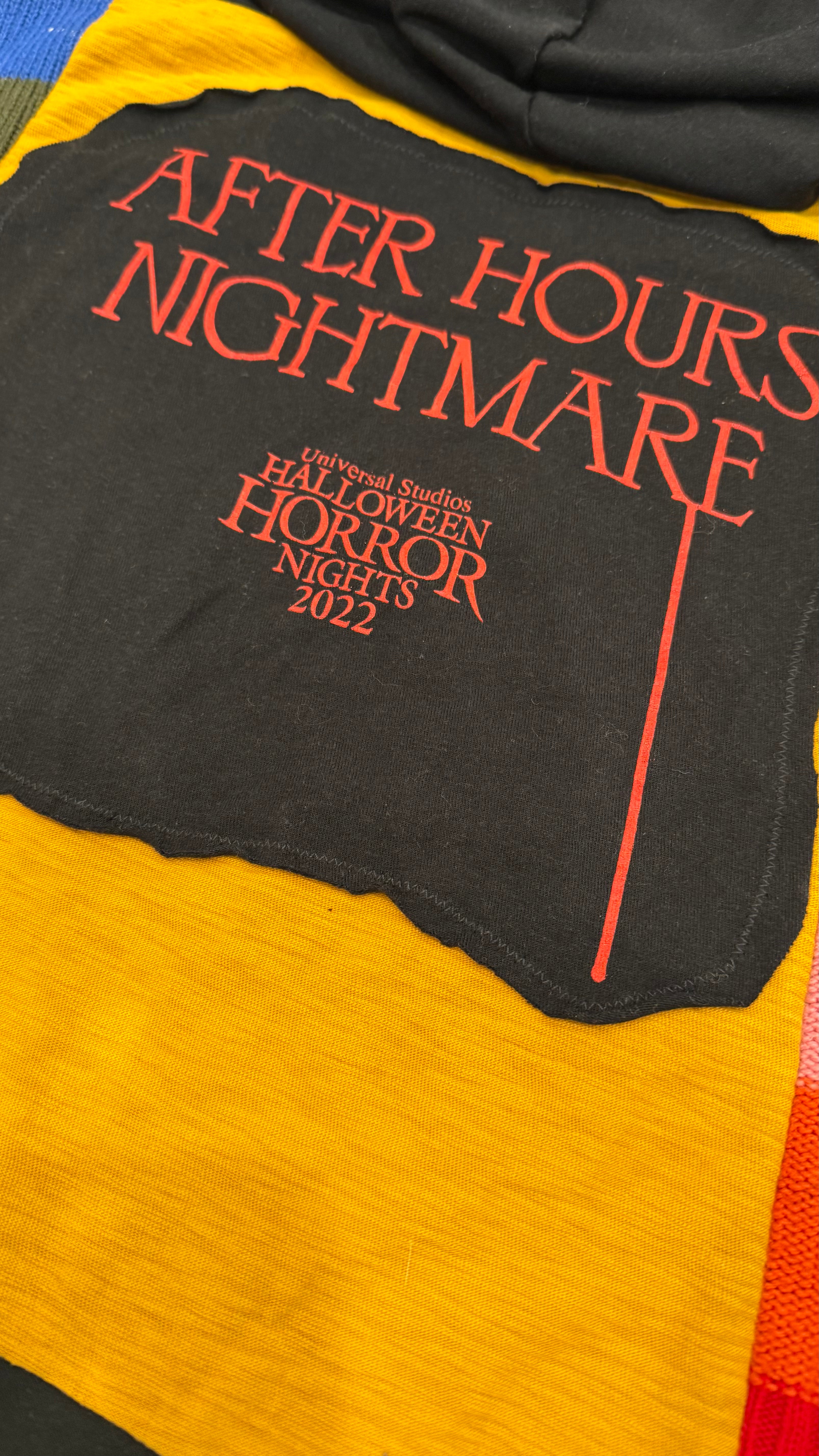 The Weeknd Halloween Horror Handmade Custom Reworked Hoodie | XL | 1 of 1 Streetwear | Cut & Sew