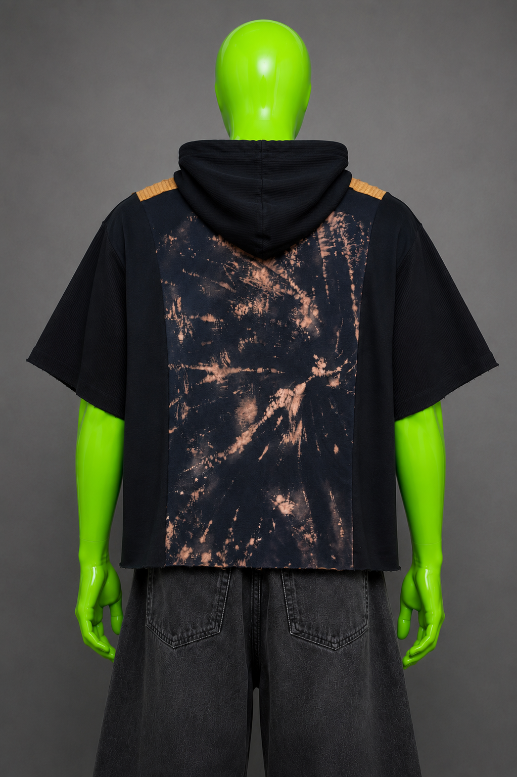 Thrasher Distressed Patchwork Hoodie – Punk Reworked Streetwear | Y2K Alt | 1of1