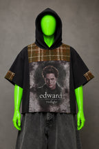 Twilight Edward Y2K Vampire Handmade Custom Reworked Hoodie | XL | 1 of 1 Streetwear | Cut & Sew