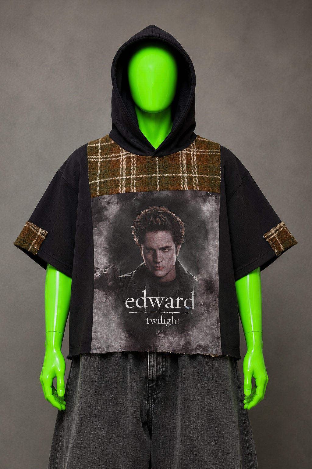 Twilight Edward Y2K Vampire Handmade Custom Reworked Hoodie | XL | 1 of 1 Streetwear | Cut & Sew