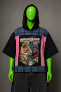 WrestleMania VI WWE Upcycled Hoodie – Grunge Streetwear | Y2K Style | 1of1