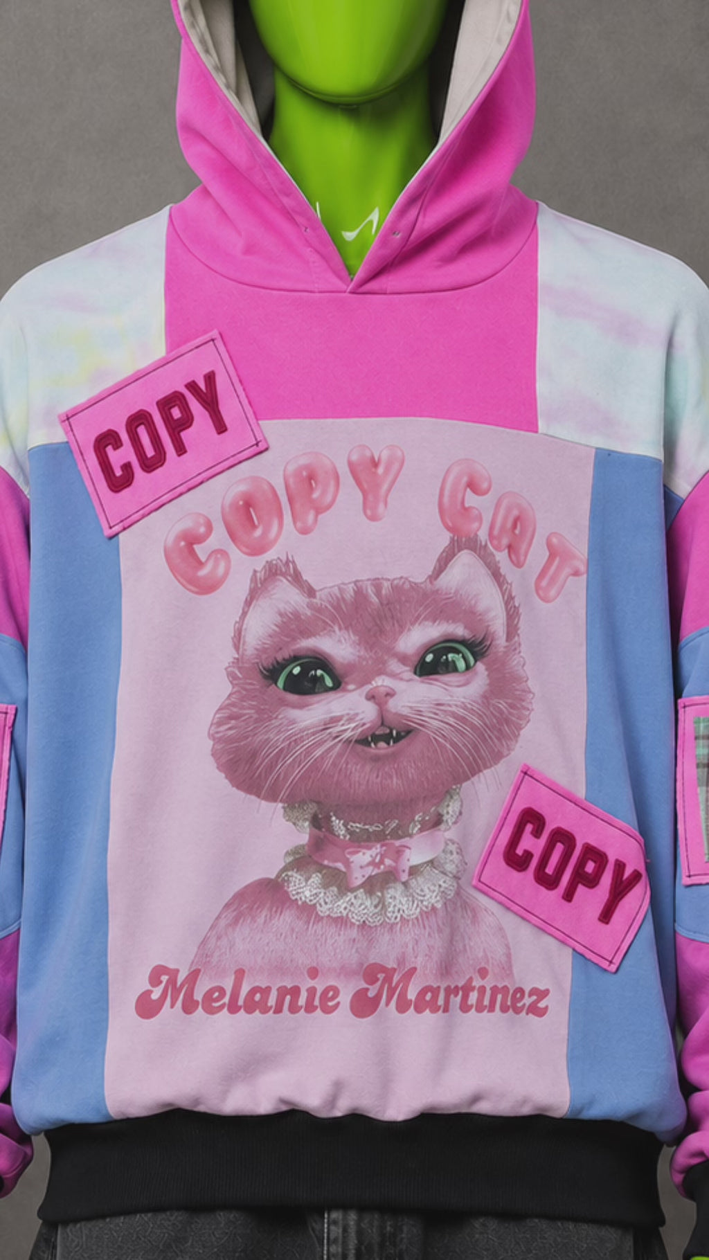 Melanie Martinez Patchwork Hoodie – Festival Outfit | Indie Grunge | One of One