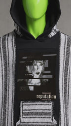 Taylor Swift Reworked Patchwork Hoodie – Streetwear | Indie Aesthetic Unisex