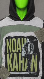 Noah Kahan Patchwork Hoodie – Distressed Indie Folk Streetwear | Y2K Alt Unisex