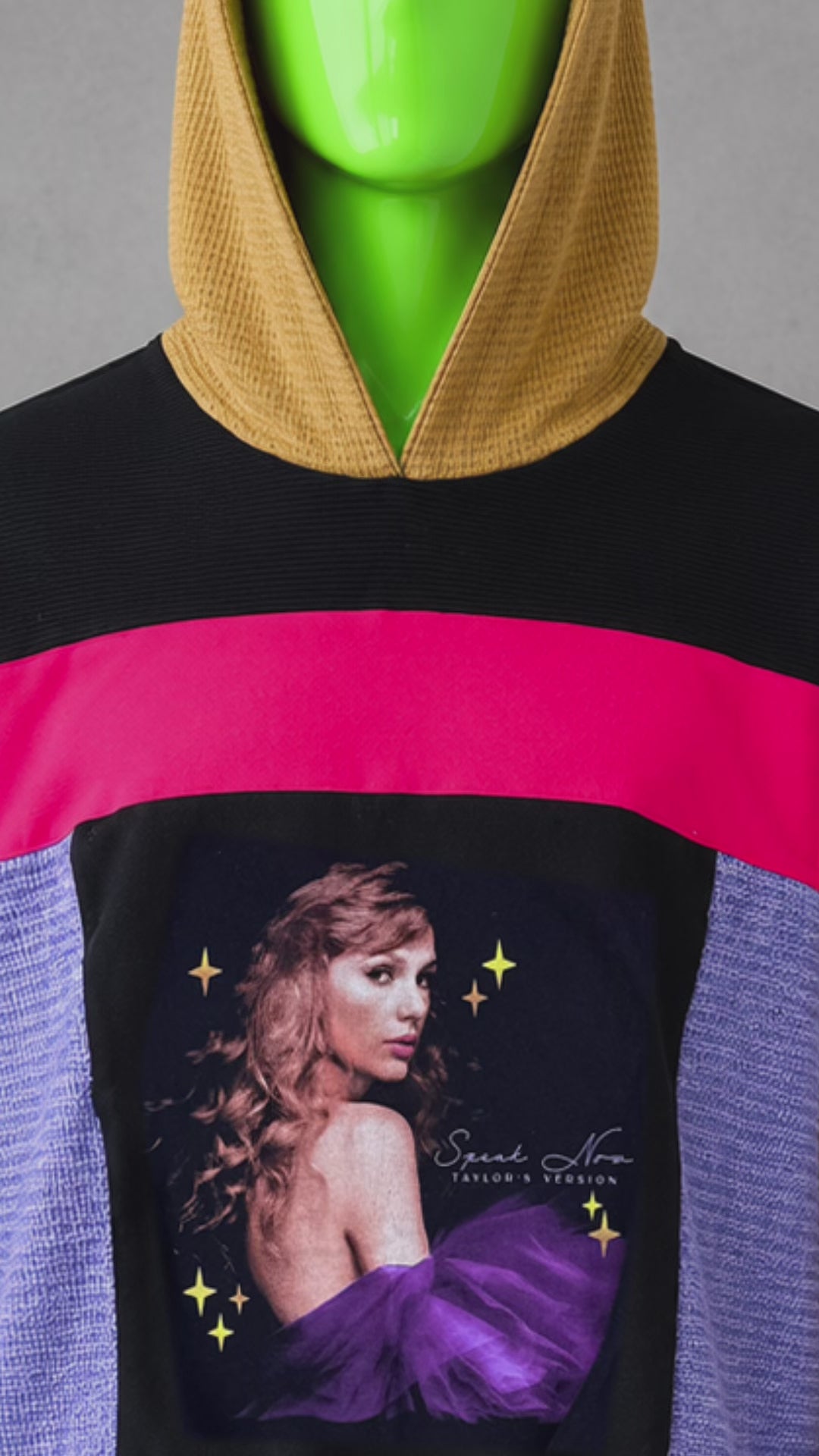 Taylor Swift Bohemian Hoodie – Upcycled Streetwear | Fringe | Festival Fit