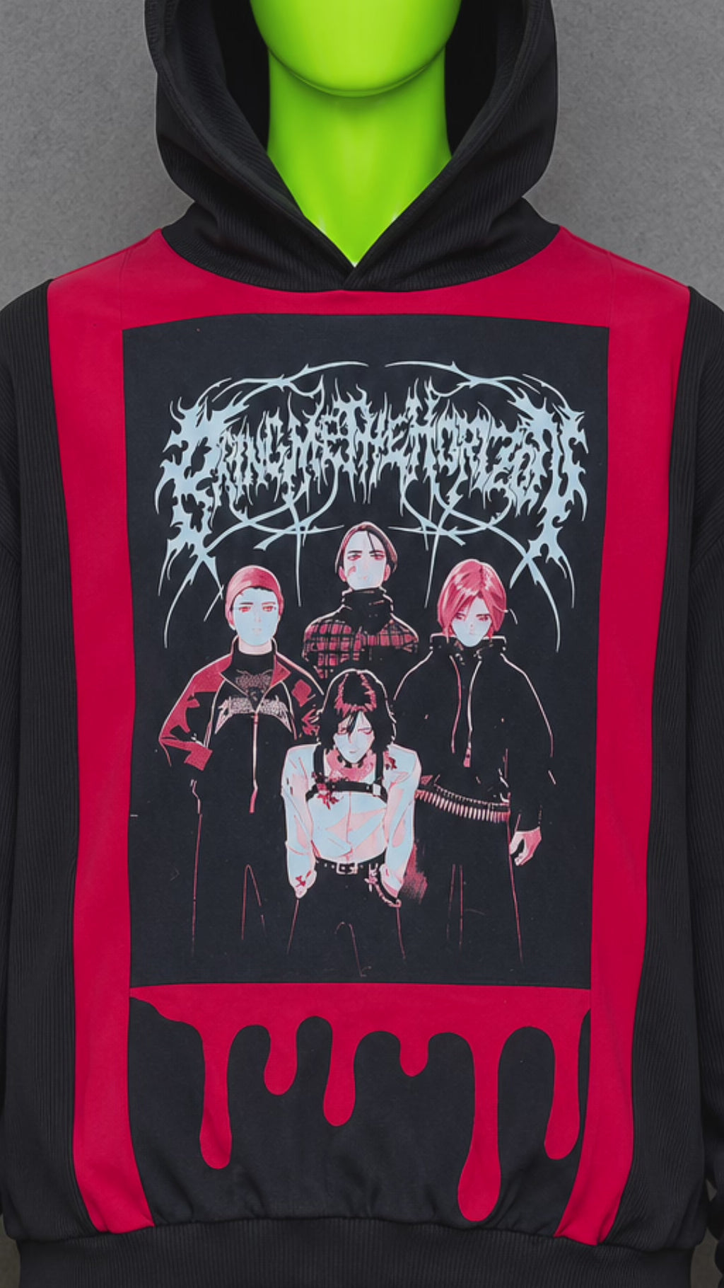 Bring Me The Horizon Reworked Hoodie – Metal Streetwear | Darkwear | One of One