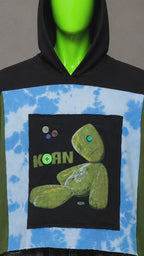 Korn Patchwork Hoodie – Metal Grunge | Reworked Streetwear | Upcycled Fit Unisex