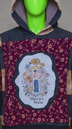 Harry Styles Bohemian Hoodie – Upcycled Streetwear | Retro Vibes | Festival Fit
