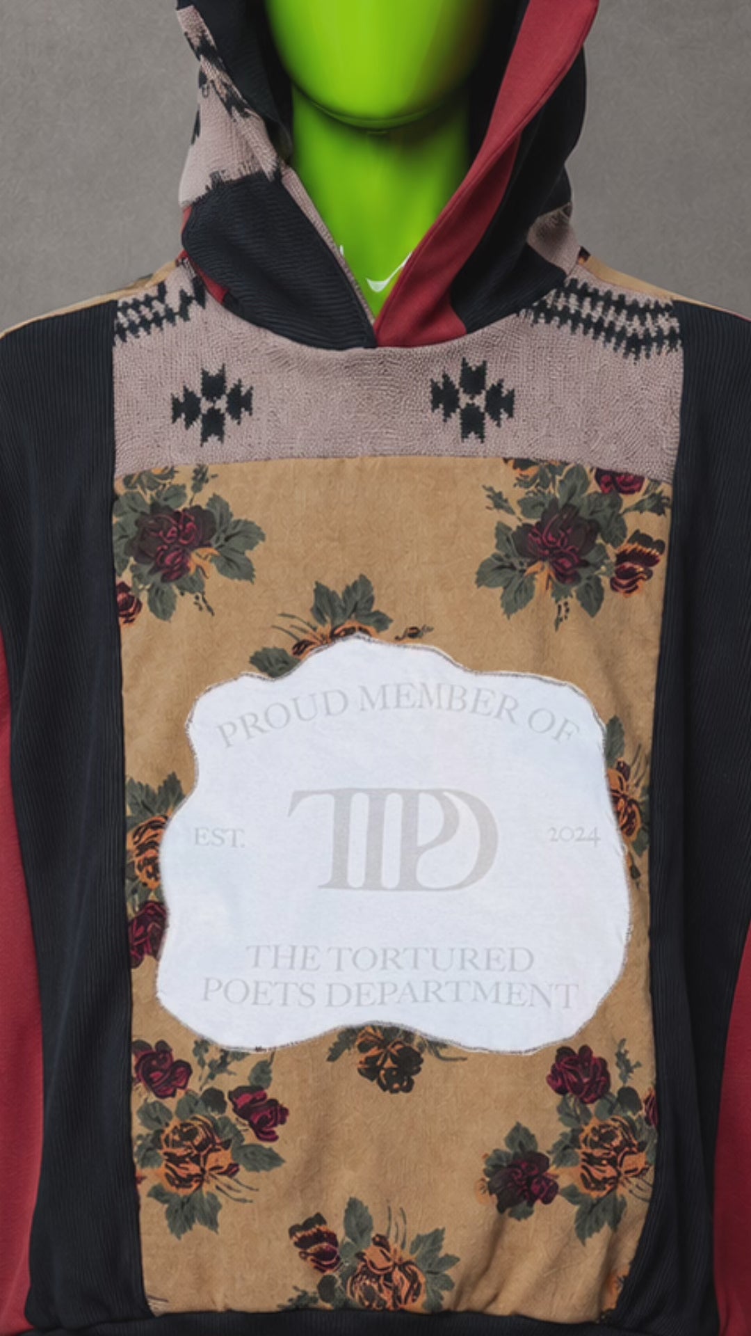Taylor Swift Reworked Hoodie – Boho Streetwear | Funky | One of One