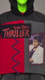 Michael Jackson Thriller Horror 90's Handmade Custom Reworked Hoodie | XL | 1 of 1 Streetwear | Cut & Sew