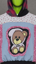 Justin Bieber Patchwork Hoodie – Y2K Streetwear | Indie Style | Reworked Unisex