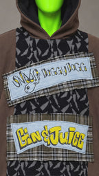 Snoop Dogg Hip Hop Appliqué Handmade Custom Reworked Hoodie | XL | 1 of 1 Streetwear | Cut & Sew