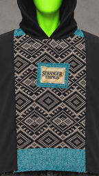 Stranger Things Sci-Fi Pop Culture Handmade Custom Reworked Hoodie | XL | 1 of 1 Streetwear | Cut & Sew