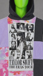 Taylor Swift Reworked Patchwork Hoodie – 2000s Streetwear | Indie Style | 1of1