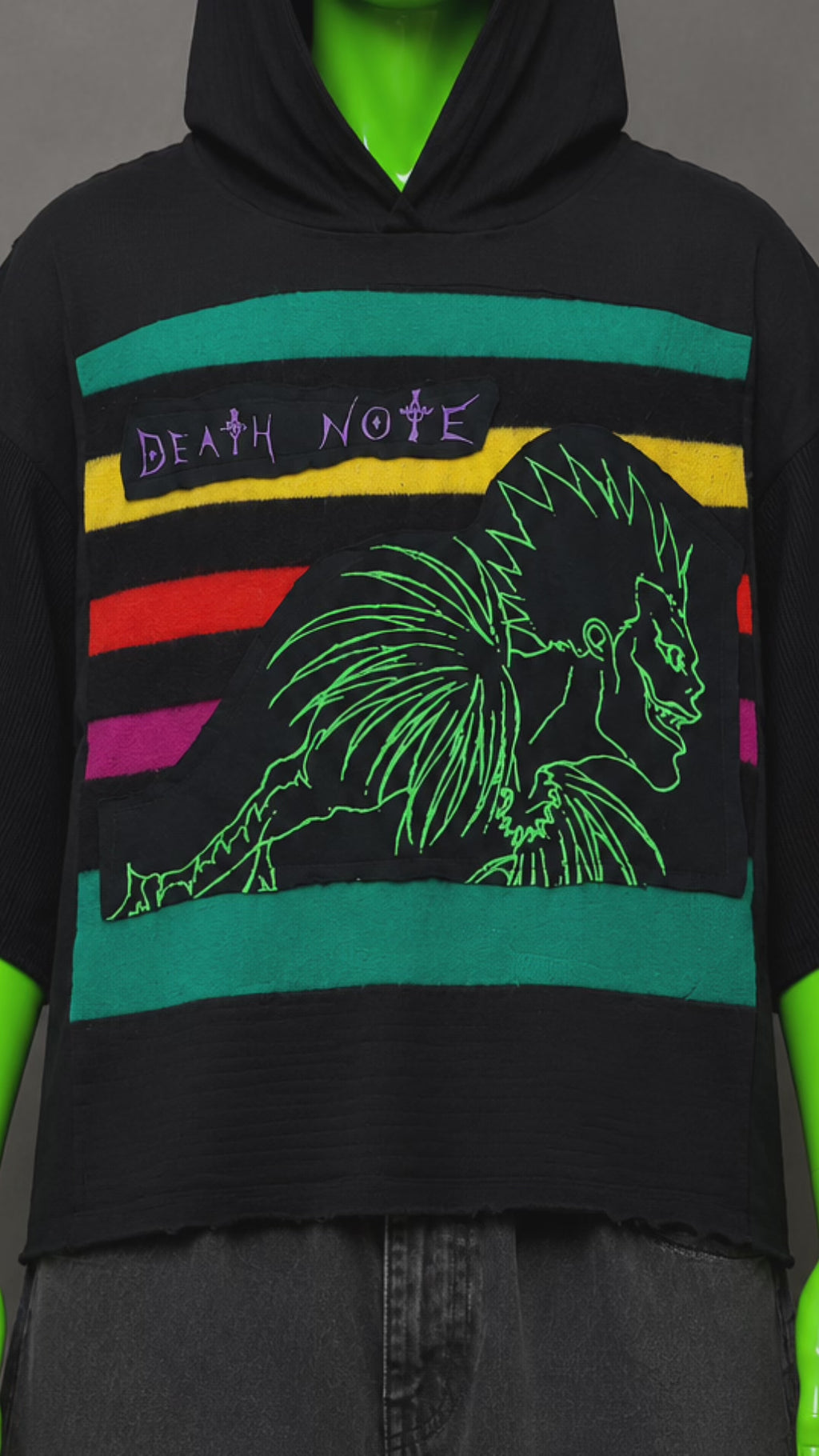 Death Note Reworked Hoodie – Anime Grunge Streetwear | Y2K Style | 1of1