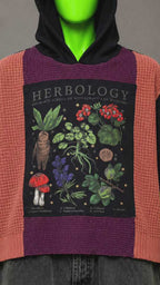 Harry Potter Herbology Nostalgia Handmade Custom Reworked Hoodie | XL | 1 of 1 Streetwear | Cut & Sew