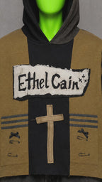 Ethel Cain Cross Gothic Handmade Custom Reworked Hoodie | XL | 1 of 1 Streetwear | Cut & Sew