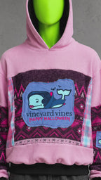 Vineyard Vines Patchwork Hoodie – Y2K Aesthetic | Reworked Preppy Streetwear
