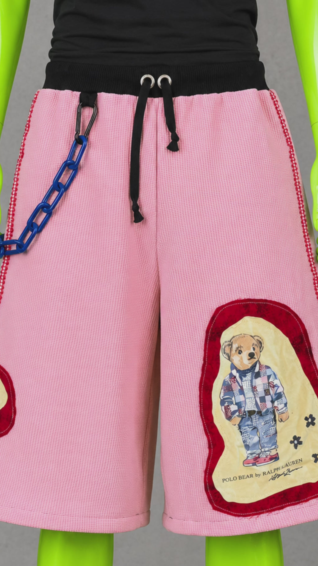 Ralph Lauren Polo Bear Patchwork Jorts – Preppy Style | Y2K Streetwear | XS-M