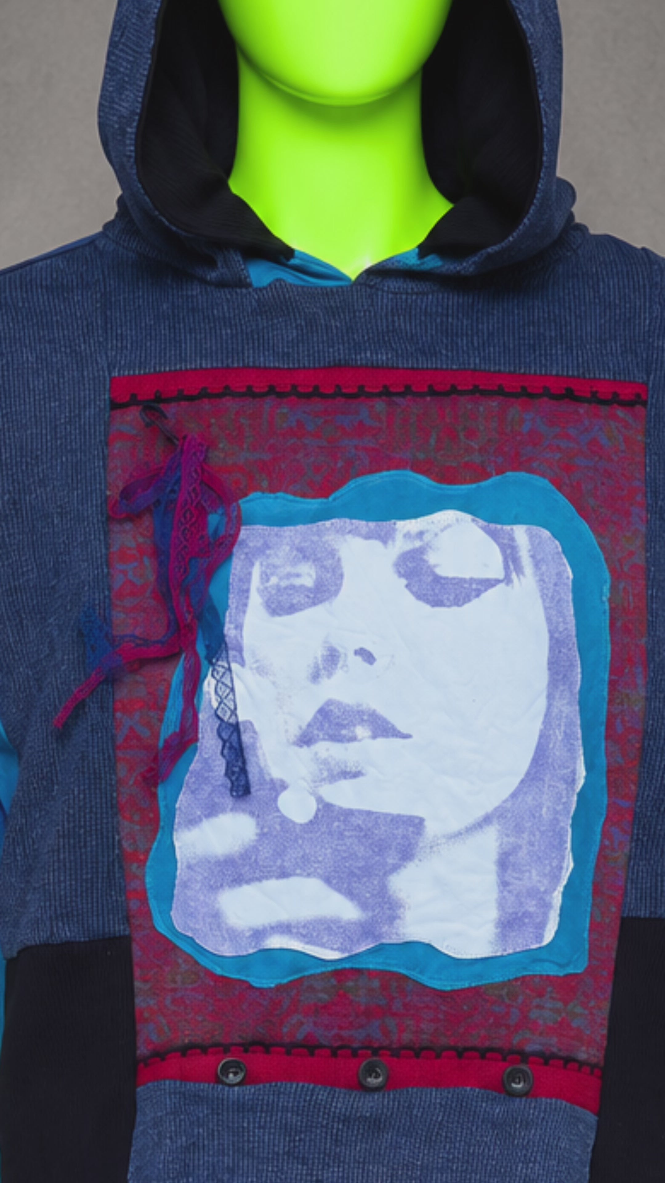 Taylor Swift Reworked Patchwork Hoodie – Grunge Aesthetic |  Unisex Streetwear
