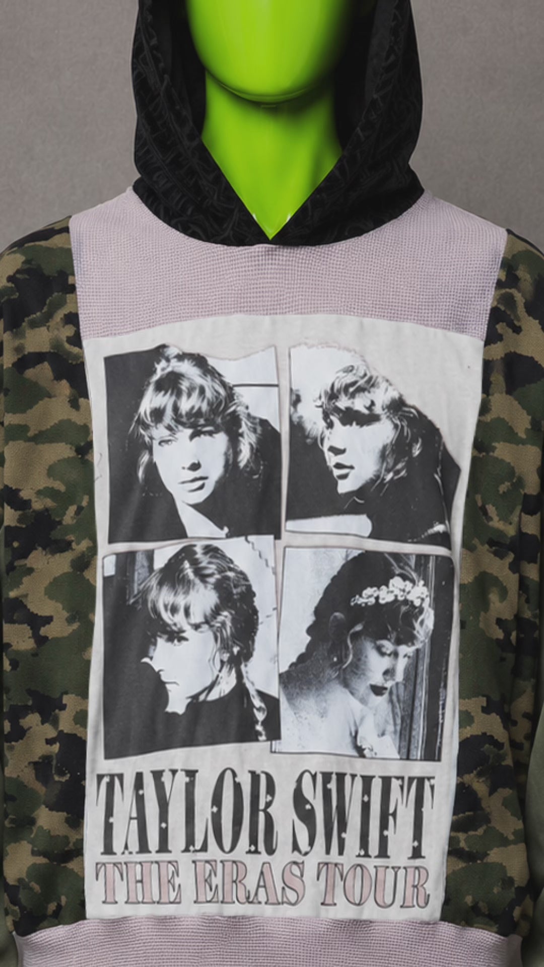 Taylor Swift Eras Tour Patchwork Hoodie – Y2K Streetwear | Retro 2000s | 1of1