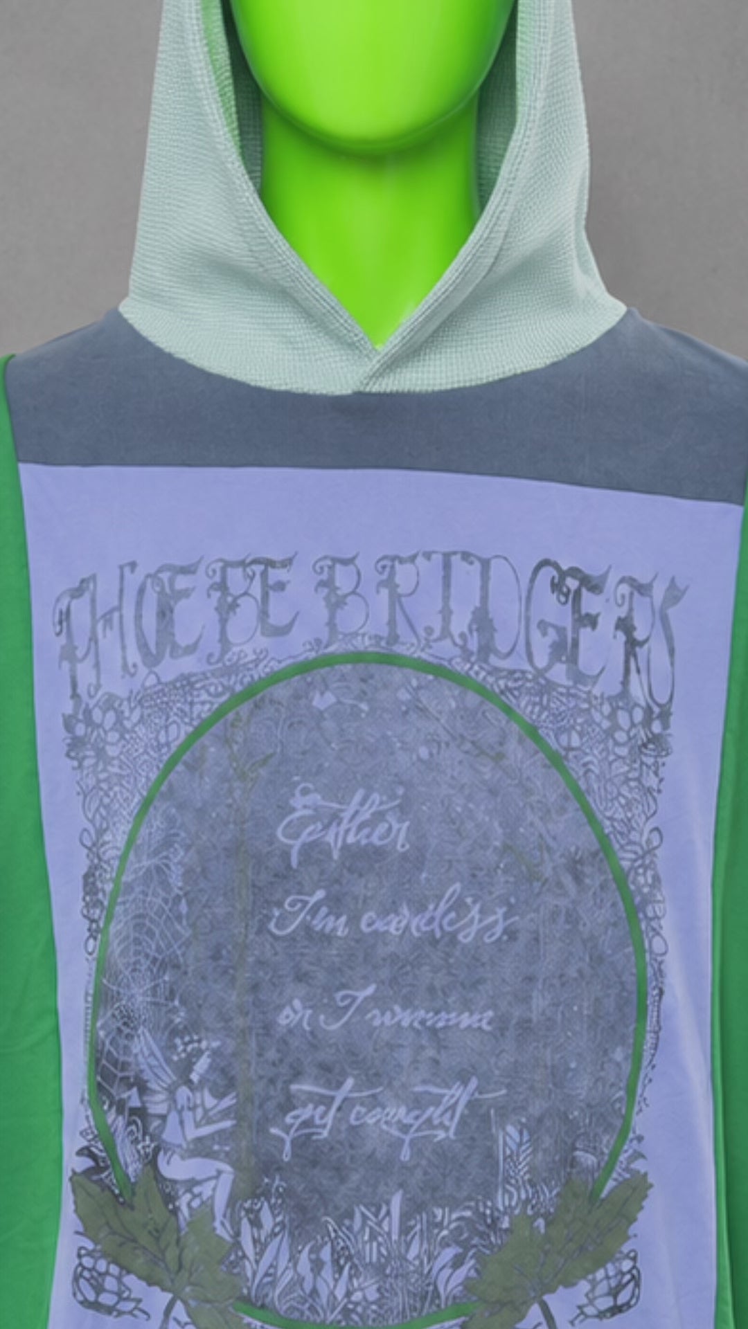 Phoebe Bridgers Oversized Patchwork Hoodie – Indie Grunge | Streetwear | Unisex
