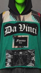 Da Vinci Upcycled Hoodie – Reworked South West Streetwear | Funky | One of One