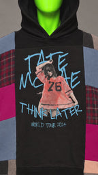 Tate McRae Distressed Handmade Custom Reworked Hoodie | XL | 1 of 1 Streetwear | Cut & Sew